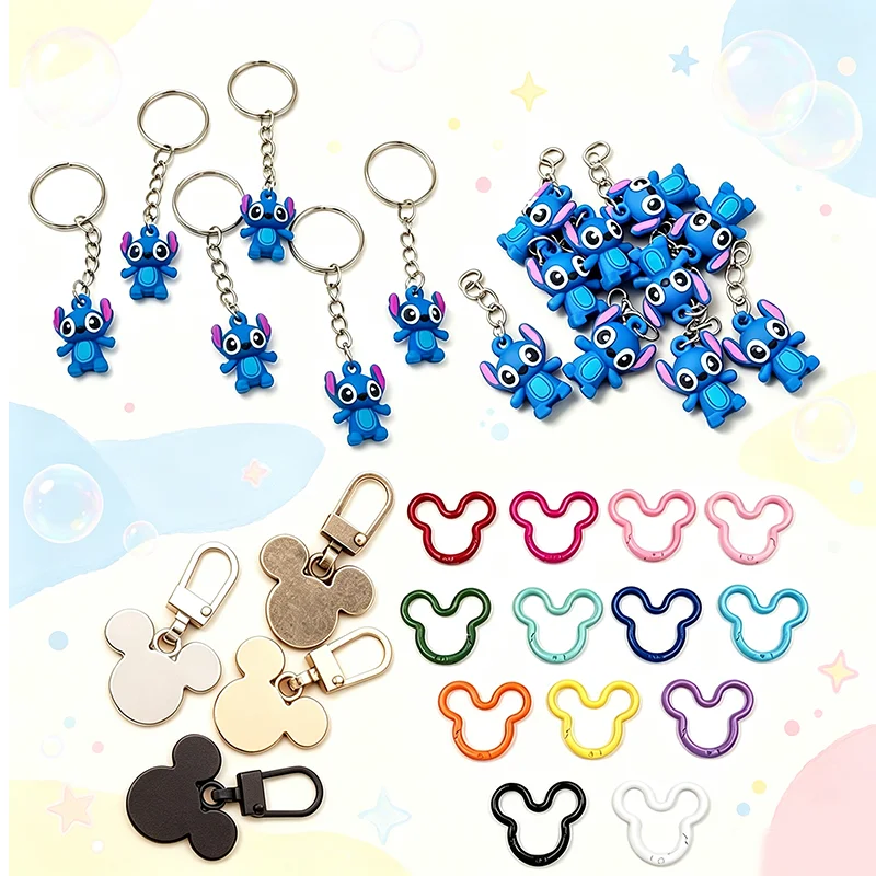 Diy Mouse Electronics - 10pcs mickey stitch mouse Key chains,