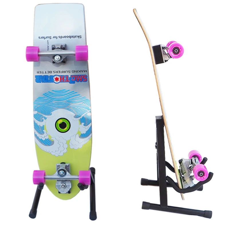 Land surfing skateboard placement rack, skateboard storage rack, skateboard dedicated vehicle rack, land impact board