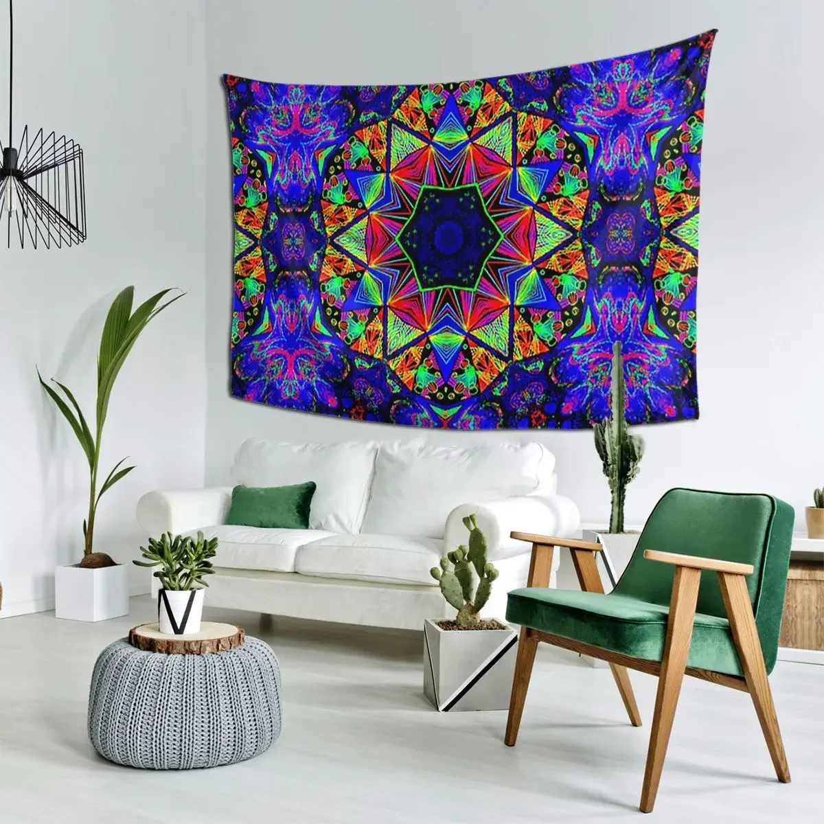 Colors Of The Soul (Augmented Reality) Tapestry Funny Wall Hanging Aesthetic Home Tapestries for Living Room Bedroom Dorm Room