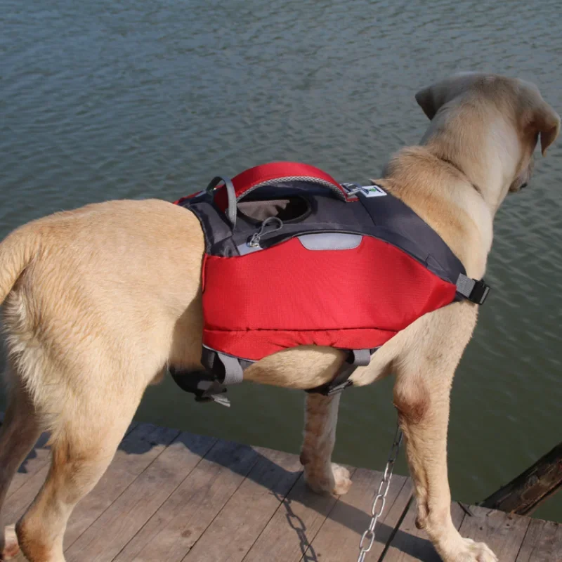 

Pet Self-packed Swimming Lifejacket with Self-pack for Medium and Large DogsPet Products Dog Life Jacket Dog Vest