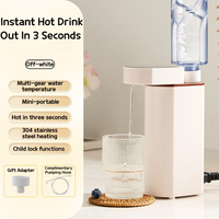Compact 3-Second Instant Hot Water Machine, Mini Milk Frother and Tea Maker, Ideal for Travel, Home, and Office Convenience