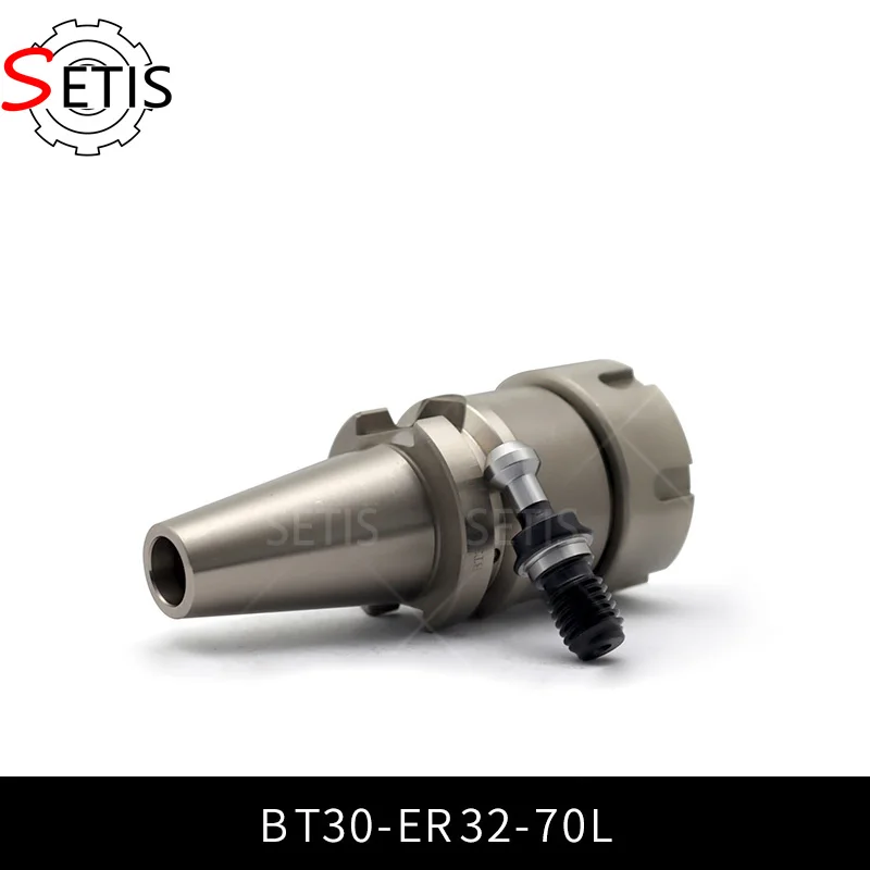 SETIS BT30-ER32-70 Tool Holder for CNC Machining Centers – High-Precision ER Collet Chuck, Dynamically Balanced for Engraving Ma