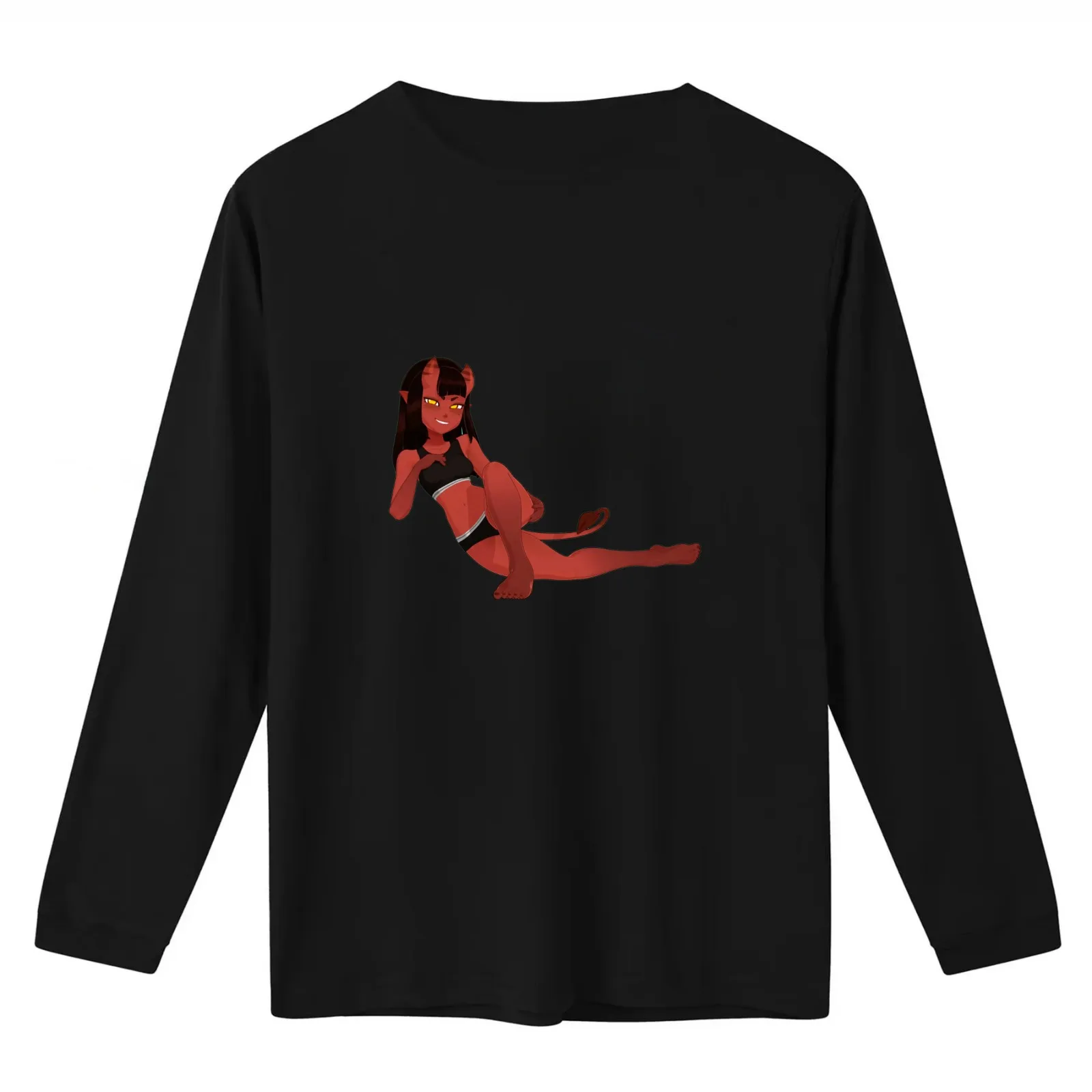 Meru the succubus T-Shirt Summer Casual Cotton Tee Oversized Streetwear Tops Vintage Graphic Print Loose Fit Short Sleeve
