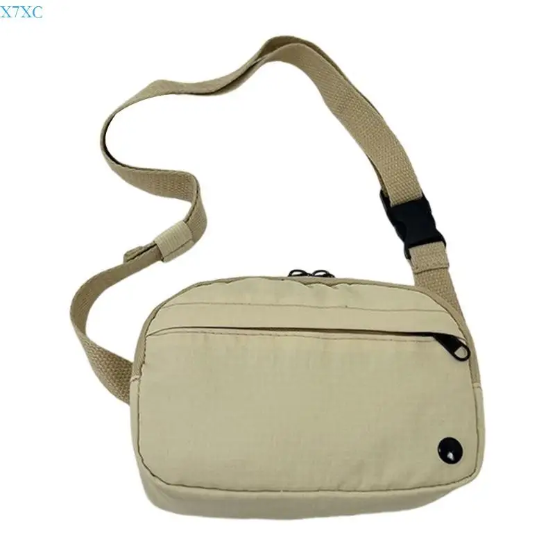 

X7XC Unisex Casual Crossbody Bag Vintage Shoulder Purse Waist Bags Japanese Sports Chest Pack For Men And Women