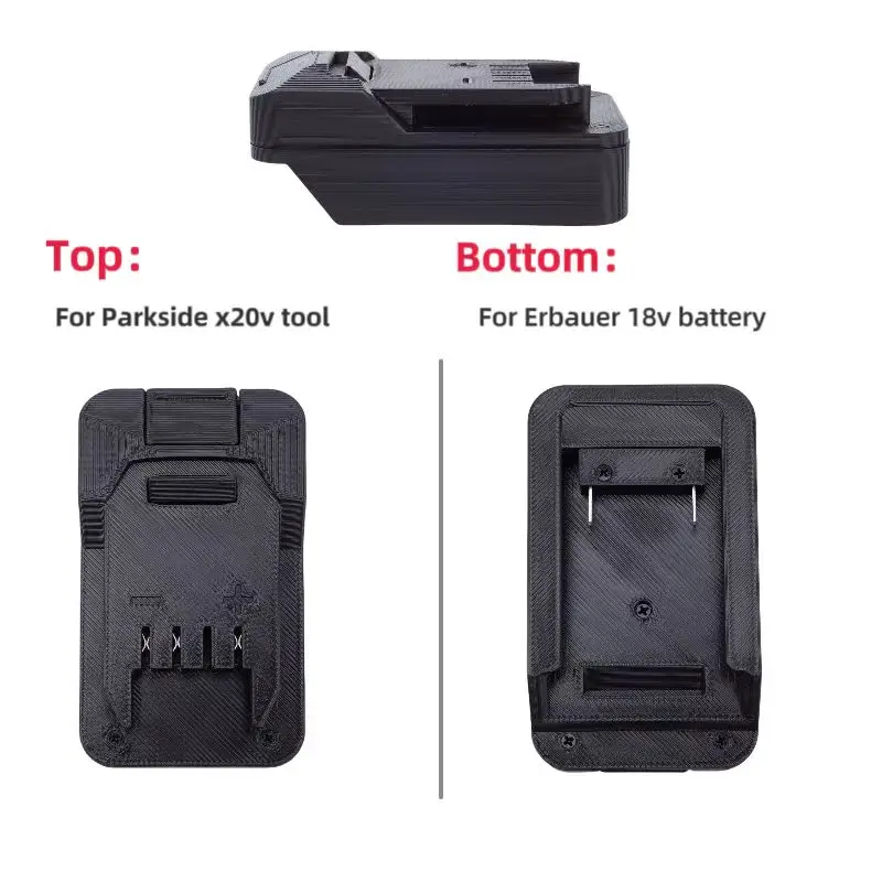 Battery Adapter Converter For Erbauer EXT Lithium Converter To Parkside Lidl Tools  Brushless Cordless Tools (Only Adapter)