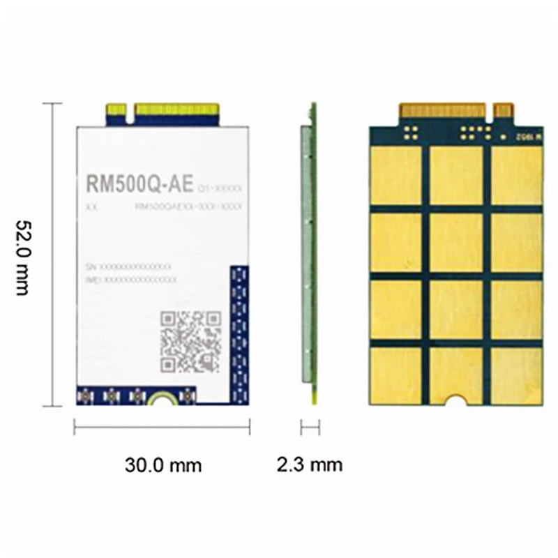 Quectel-módulo inalámbrico 5G M2, nuevo y Original, RM500Q, RM500Q-AE, 2,5 Gbps/900Mbps, compatible con enrutador WG3526 WG1608 5G, Estados Unidos