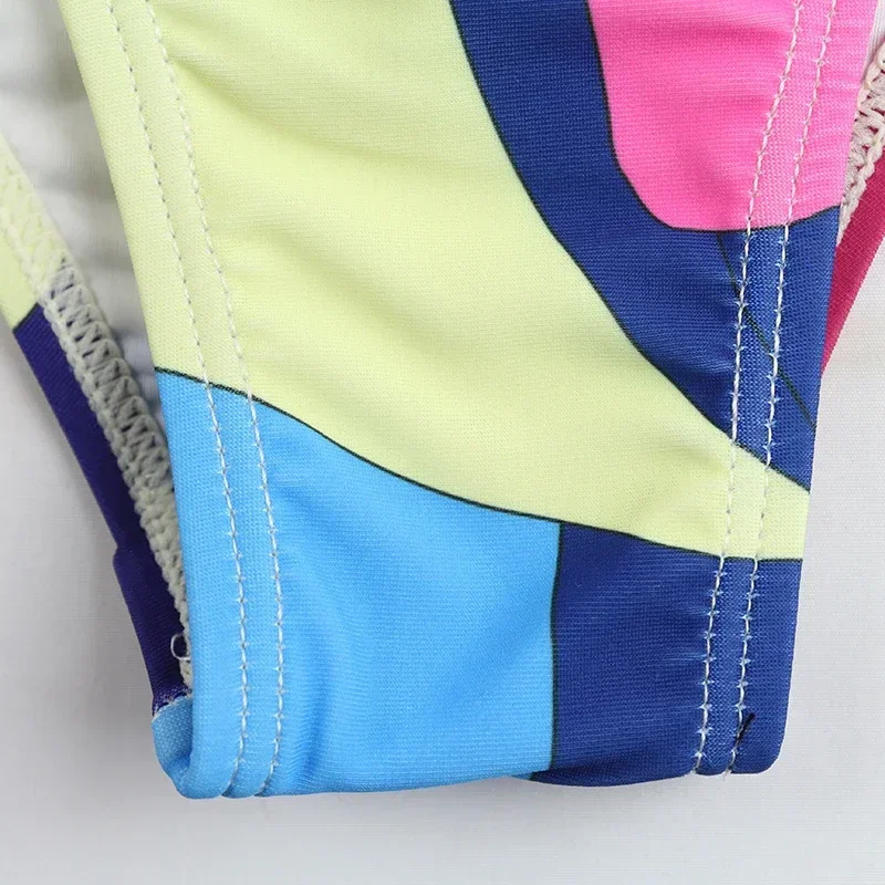 Sexy bikini vrouwen badmode badpak patchwork hoge taille bikini set badpak strand bikini vrouwelijke push-up biquinis feminino