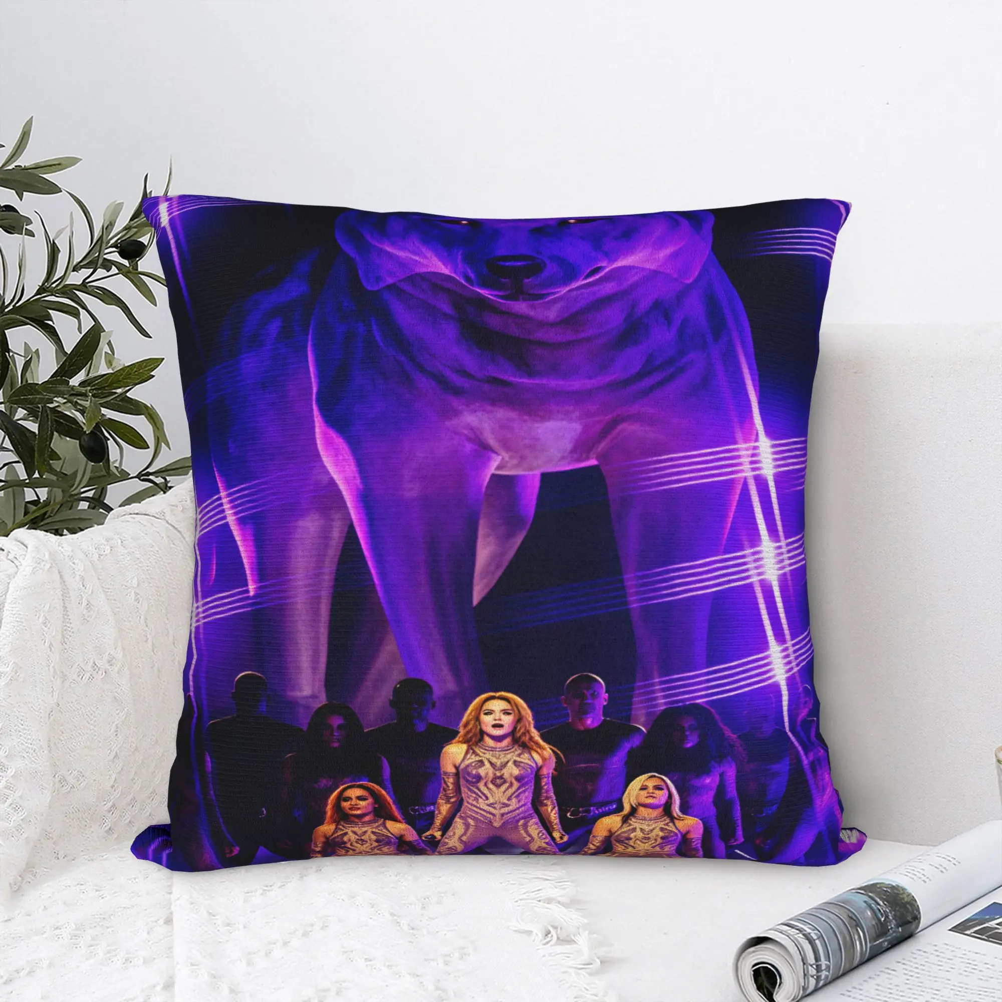 Pillow Case Las Mujeres No lloran Shakiras Custom  Pillow Cover For Sofa Couch Bed Living Room Morden Pillowcases