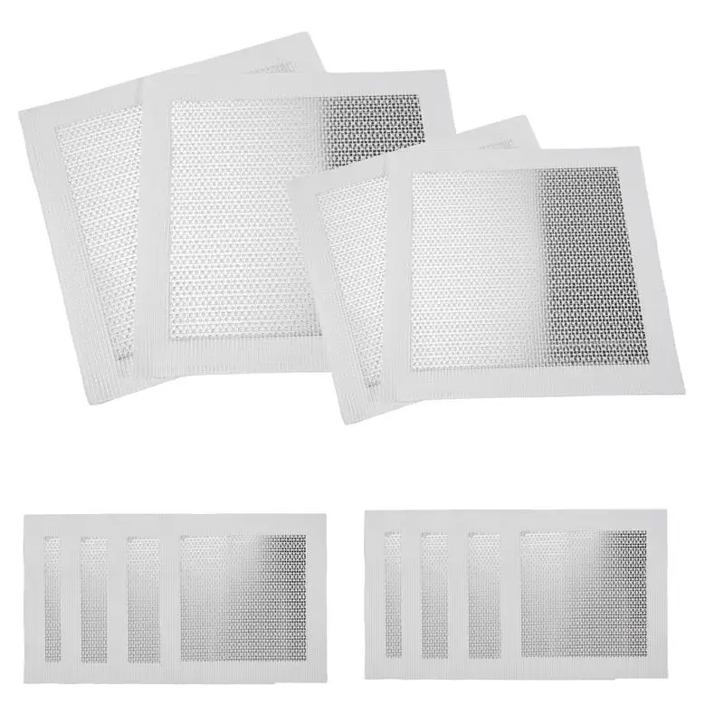 Y42A-Drywall Repair Kit 12Pcs Aluminum Wall Repair Patch Kit, 4/6/8 Inch Fiber Mesh, Dry Wall Hole Repair Patch Metal Patch