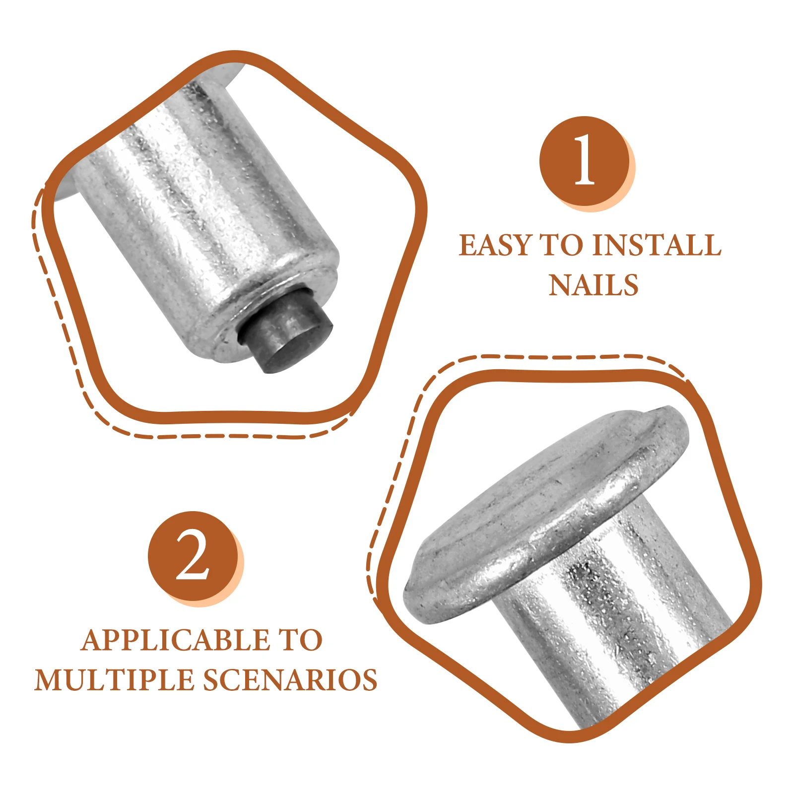 

100pcs Tire Studs Spikes Anti-Slip Traction Tyre Replacements For Motorcycle Suv Atv Car Truck Wheel Ice Mud Grip