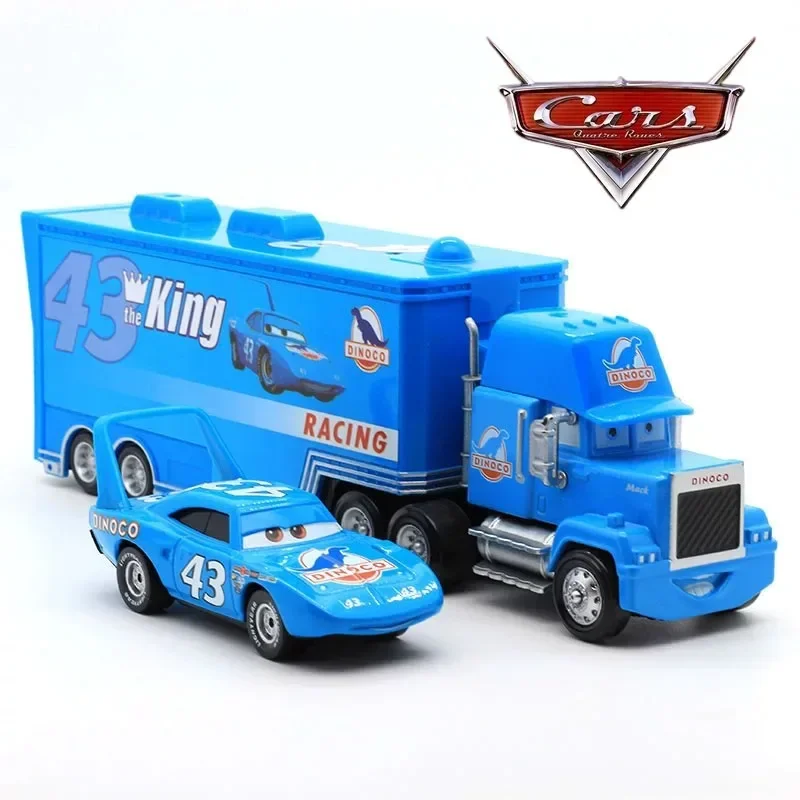 

1Set Disney Pixar Car 3 Lightning Mcqueen Uncle Truck Jackson Storm 1:55 Diecast PVC Car Model Toys Kids Boy Xmas Kid Gift
