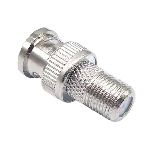 Imagen 2 del producto Adaptador BNC macho a F hembra, convertidor de radiofrecuencia RF, conector Coaxial Q9 macho F TV hembra