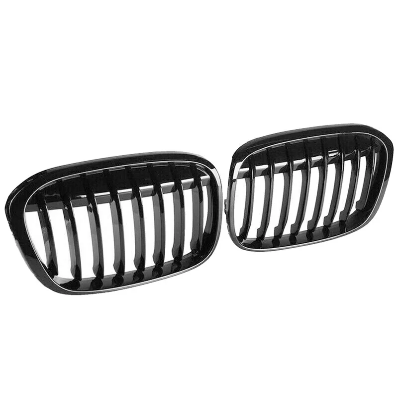 

Gloss Black Single Double Slats 3 Color Bumper Kidney Grill for BMW X1 Series F48 F49 2016-2019 M Style Facelift Mesh Grille