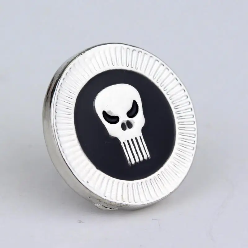 بروش معاقب فيلم شارة الجمجمة ، دبوس طية صدر ، دبوس المينا ، اكسسوارات الحقيبة ، مجوهرات حقيبة الظهر