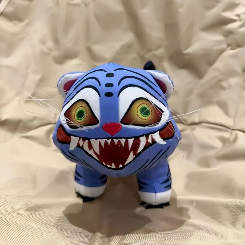 

New Anime Kpop Demons Hunters Plush Cute Tiger Black Hat Magpie With 3 Eyes Monster Hunt Girl Group Stuffed Doll For Fans Gifts