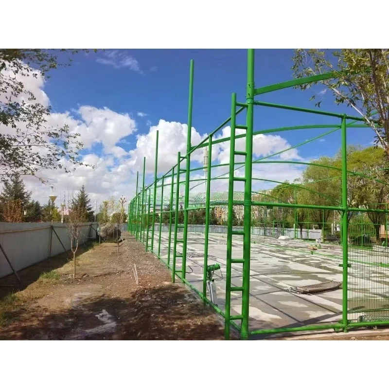 Compact 5V5 Mini Soccer Field Net Football Cage Versatile Backyard Street Sports Equipment System