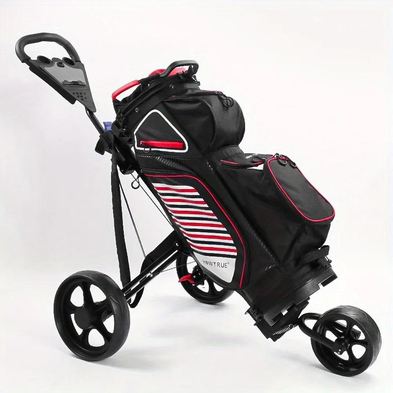 유틸리티골프채 Three-wheel Bag Hand Cart Multifuncional Folding Storage Golf Cart Golf Trolley 골프백 카트