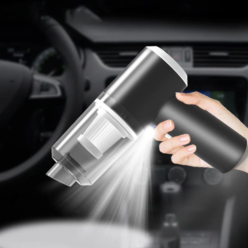 コードレス掃除機9000Pa,ミニポータブル掃除機,高出力,超吸引,車,家庭用,デュアル目的,充電式