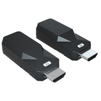 Small Portable 50M 120M HDMI Extender 165ft Audio Video 1080P Over5 /6 Used in Education Outdoor Indoor LED Displays Engineering