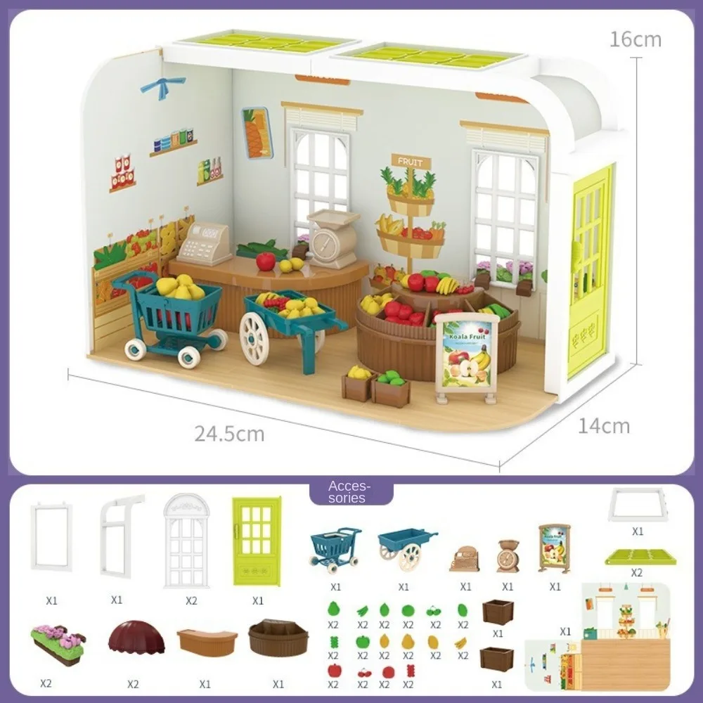 Keuken Poppenhuis Meubilair Miniatuur Scène Model Miniatuurartikelen Poppenhuisaccessoires Accessoires Miniatuur