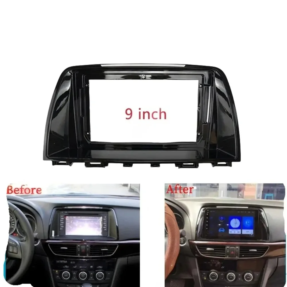 Kit de tablero de radio Android de 9" para Mazda 6/Atenza 2014-2016 - Adaptador de marco Facia