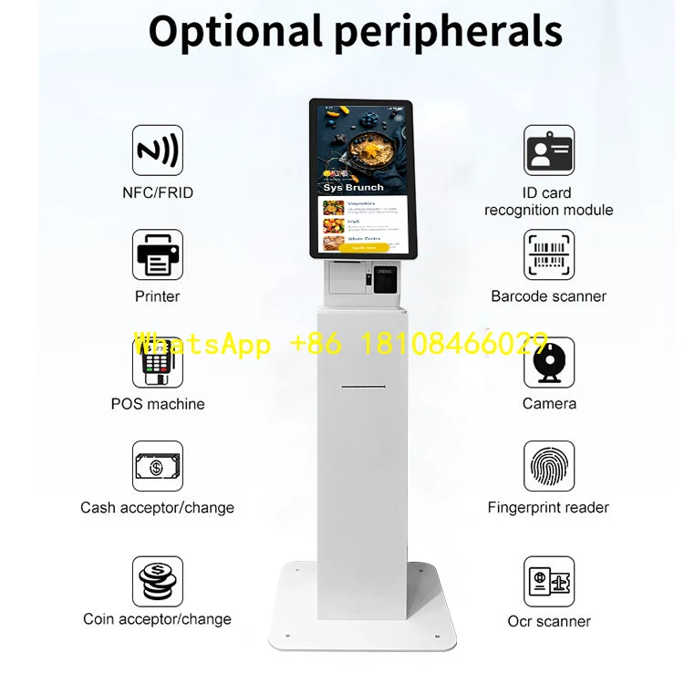 

Kiosk with Query Function Service Equipment 21.5 Inch Interactive Self-Service Payment Vending Machine Touch Screen