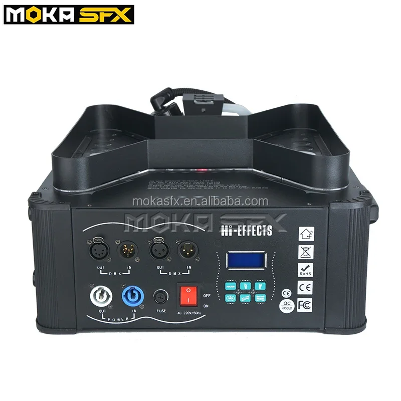 Moka sfx Dmx 512 Remote Super Jet Event Stage Smoke Fog Machine 1500 Вт курительная машина для диджейского ночного клуба сценическое мероприятие