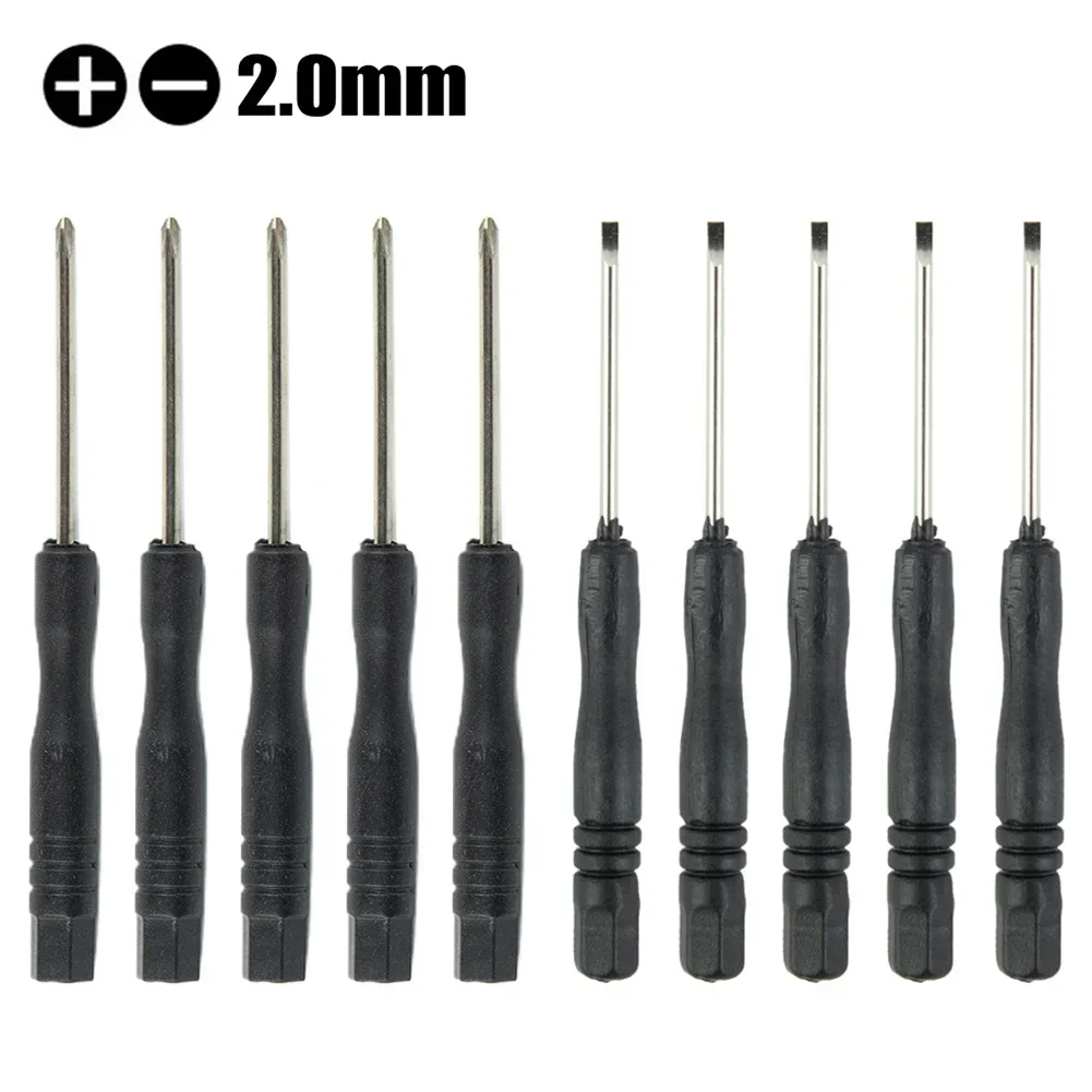 10pcs Screwdriver Set Precision Multi-sizes Plastic Handle Mini Screwdrivers Repairing Tools For Electronic Products