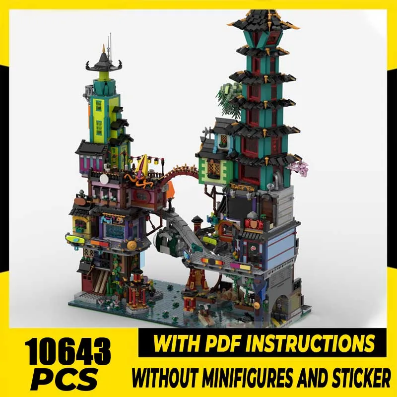 

Popular Movie Model Moc Building Bricks City Apartments Model Technology Blocks Gifts Christmas Toys DIY Set Assembly Toys