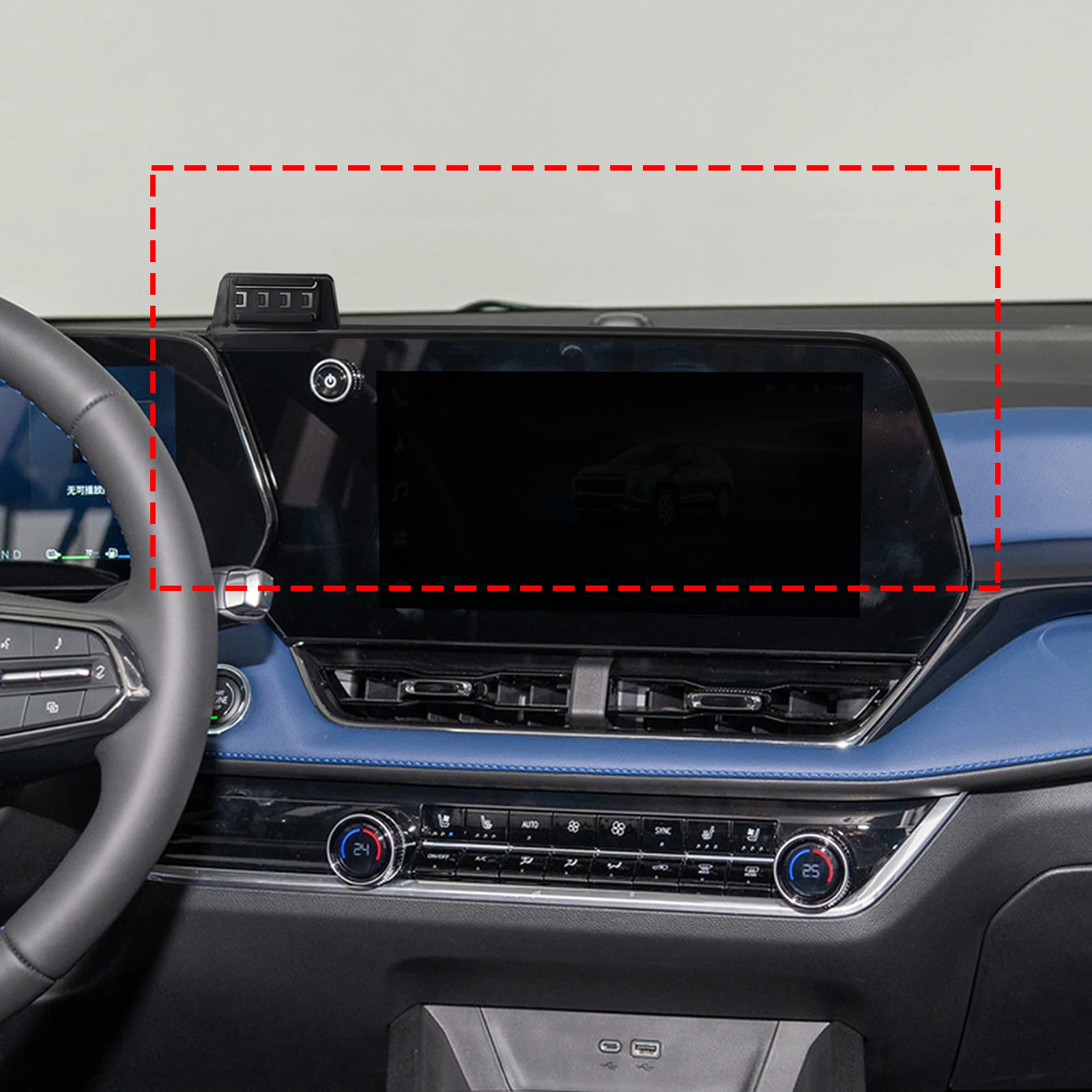 fit for Chevrolet Equinox 2025 2026 11.3inch Integrated Screen Mount Phone Holder Mount Car accessoires