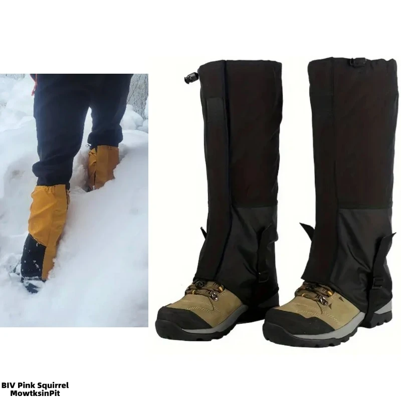 Waterproof Leg Gaiters For Hiking Hunting Breathable Mountain Climbing Gaiters snow and mud protection cover For Men&Women