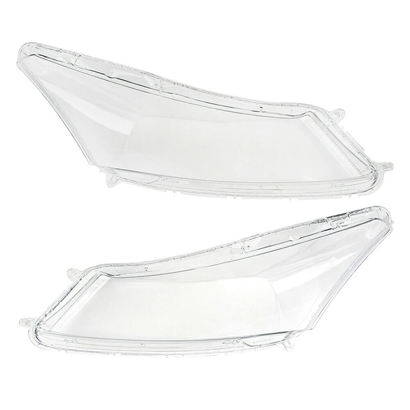 Side For Honda Accord 2008 09 10 11 2012 Car Headlight Lens Cover Headlamp Lampshade Front Auto Light Shell Clear