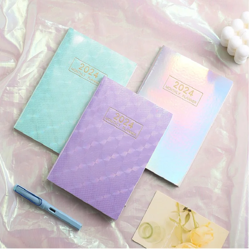 A5 Notebook 2024 Planner Weekly Agenda Cuadernos 365 Days Diary Libretas блокнот Notepad Schedule Organizer Office Stationery