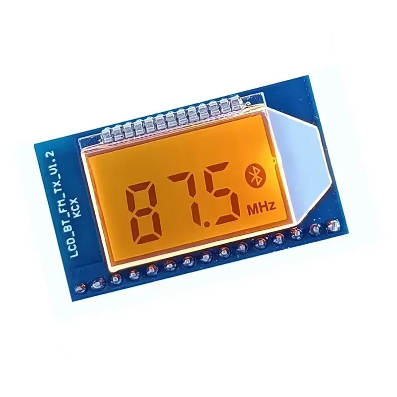 FM Stereo Audio Transmitter Circuit Board Module Bluetooth Forwarding Distance 500m 76-108MHz FM Station Digital Display