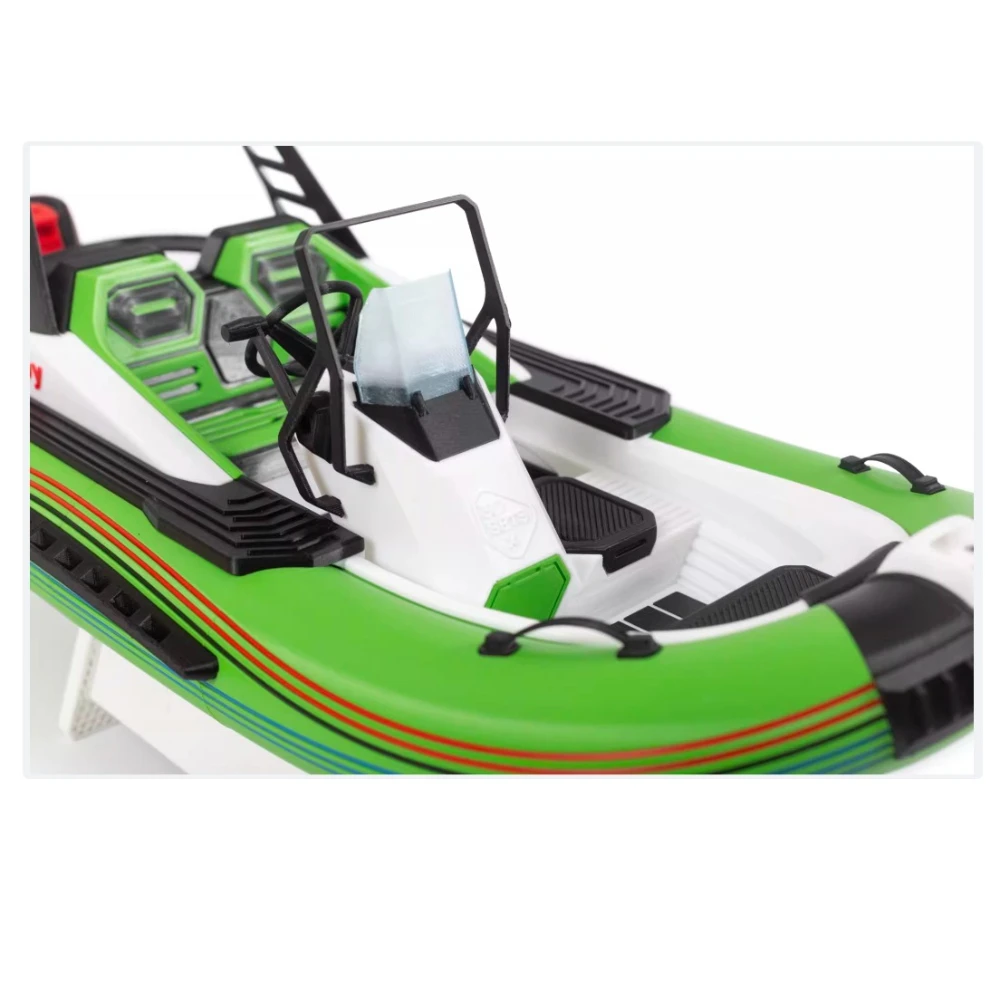 ثلاثية الأبعاد مطبوعة قارب الإنقاذ نموذج 1/8 53 سنتيمتر عدة طبعة التوأم محرك قارب أطقم منمذجة شخصية تجميعها قارب سريع نموذج باخرة اللعب #5