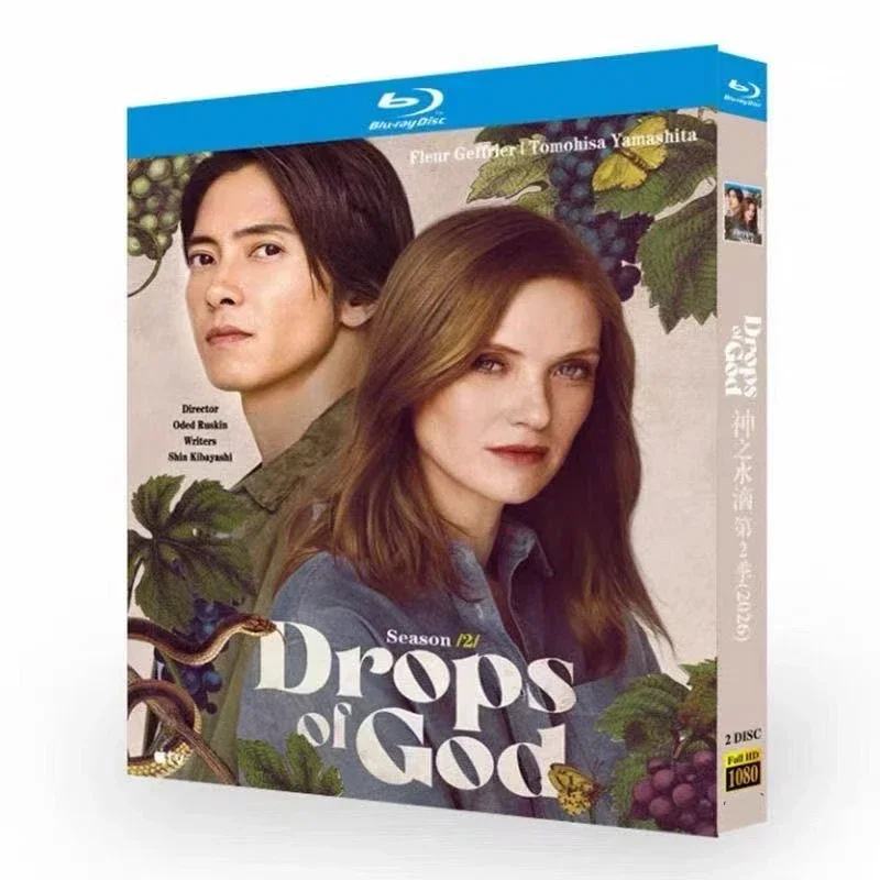 Drops Of God Season 2 Seasons Blu-ray Disc DVD 2-Disc Box Set