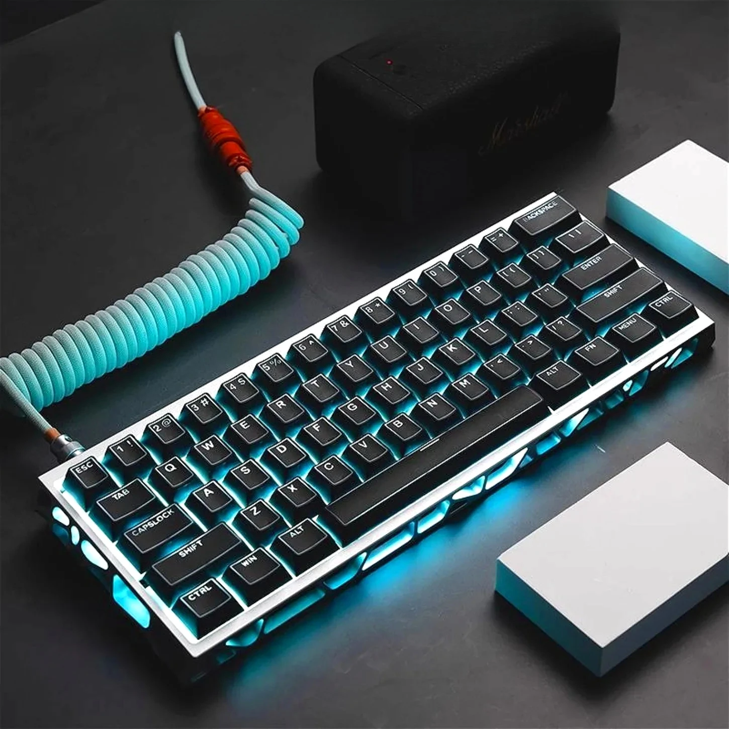 Cherry Engraved Translucent Key Cap Kit PBT 141 Key Compatible with 60/64/84/98/108 Personalized Mechanical Keyboard