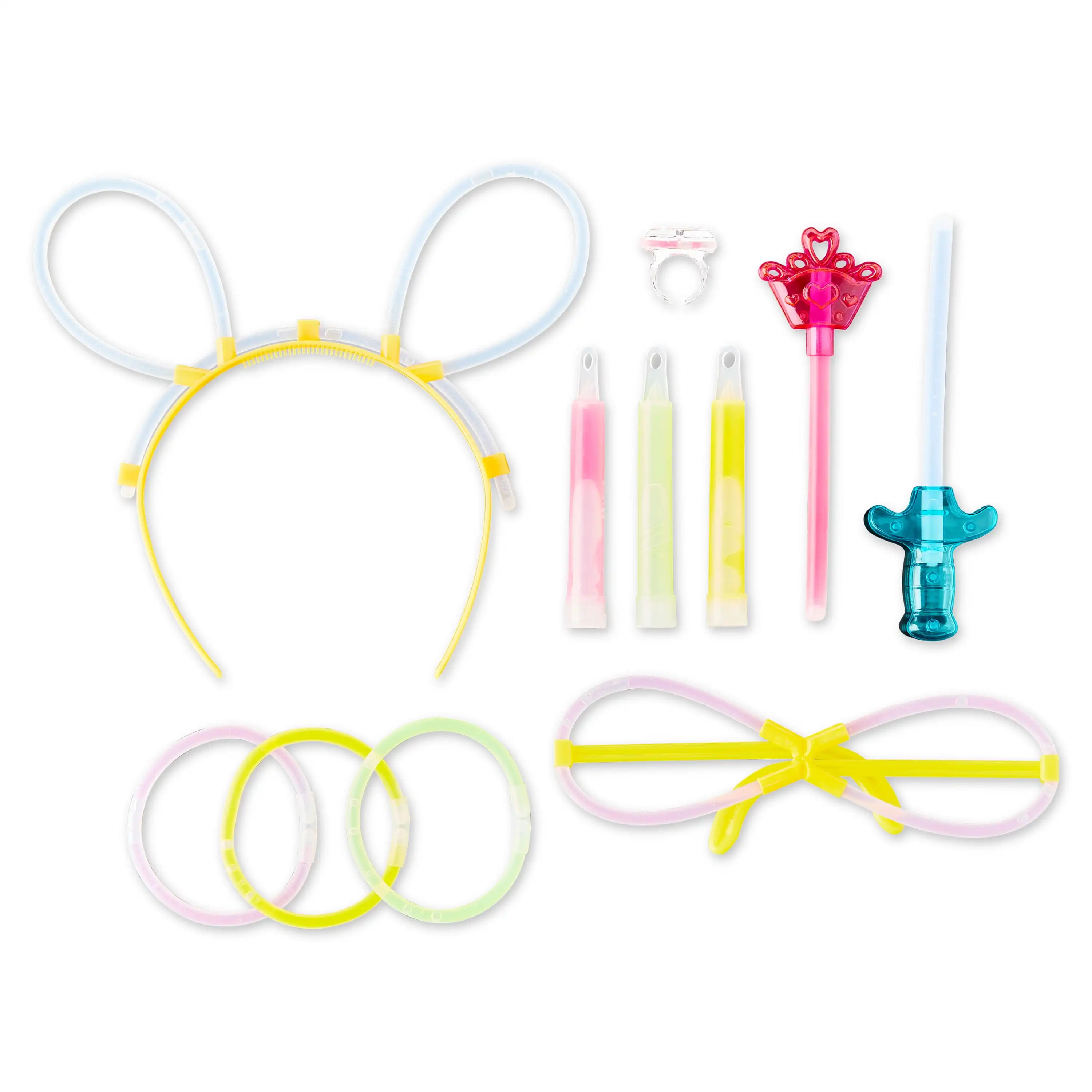 Multicolor Glow Large Set, 200 Pieces, toy  girls toy ， light saber ， light up wand