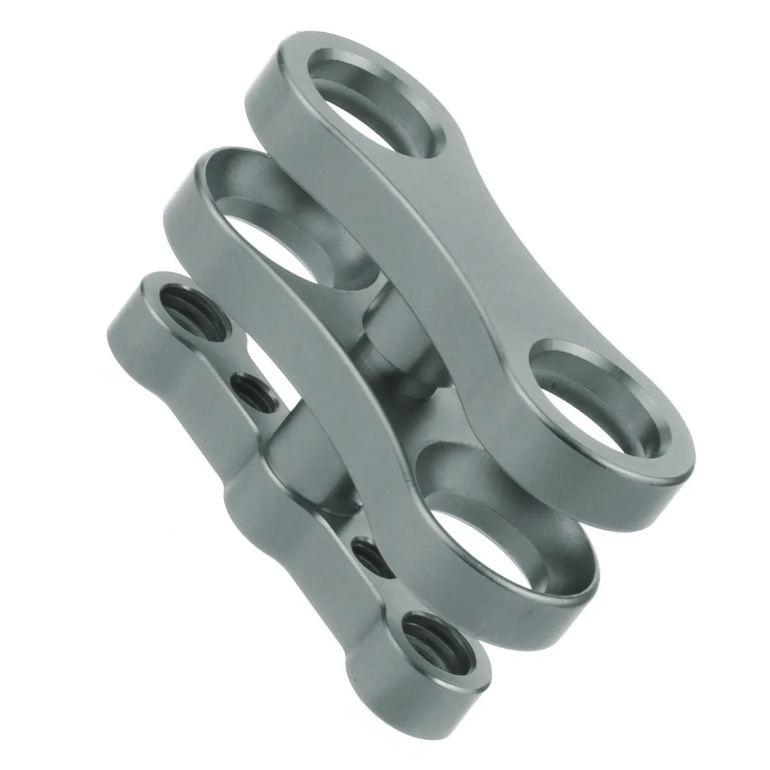 2 stücke Tauchen 1 zoll Ball Clamp Anti-Drop Stativ Schmetterling Clip Joint 1/4 3/8 Halterung für Gopro 13 insta360 X4 Licht Taschenlampe Halterung – Detail 19