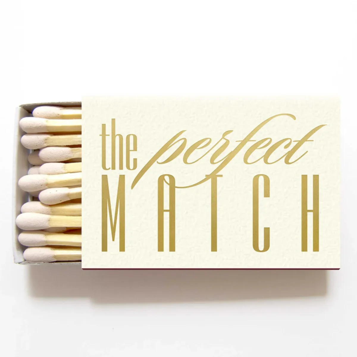 Wedding Favors Matches Personalized The Perfect Match Matchbox Custom Matches Pink for Sparklers Minimal Rehearsal Dinner