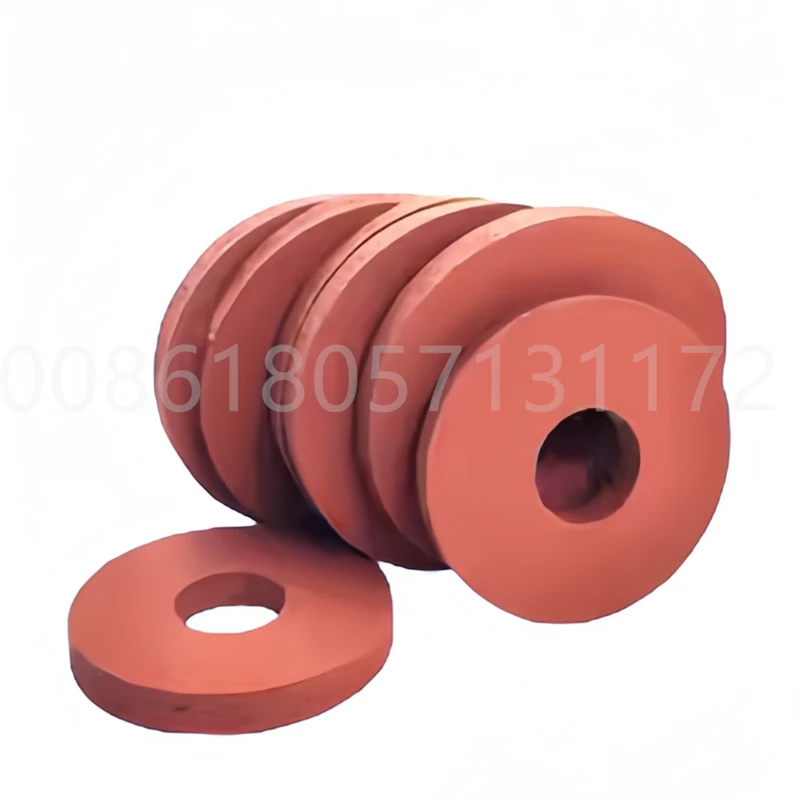 Custom Silicone Foam Gaskets Washers Rubber Fastener Sealing Spacer Cushion Pad Heat Resist ID 2mm to ID 17mm 10 pieces Red