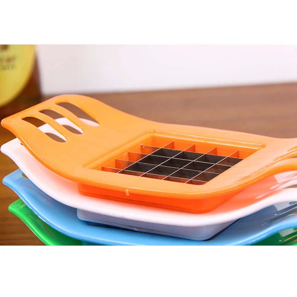 

Potato Cutter Stainless Steel Sky-Blue Square Cut Fries Device Easy DIY Home Kitchen Tool Potato Slicer Cut Fries Device