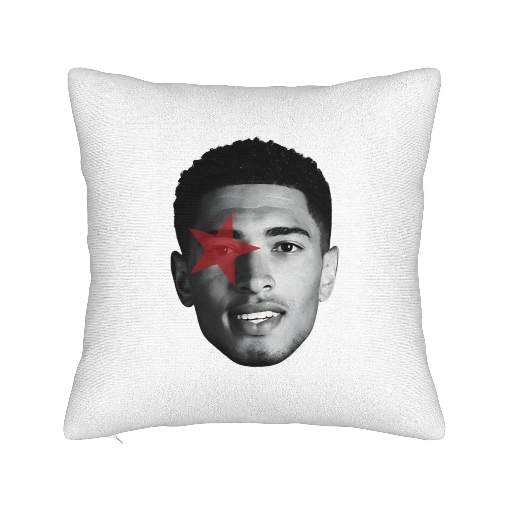Football J-Jude B-Bellinghams Pillow Cover  Comfy Cushion Cover Novelty Pillow Case For Living Room Bed Chair