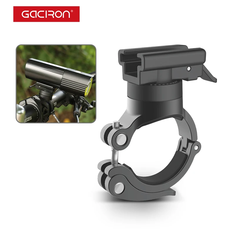 Gaciron H07M Bike Headlight Holder Suitable for Two Handlebar Sizes Quickly Installation Faster and easier Bicycle Accessories