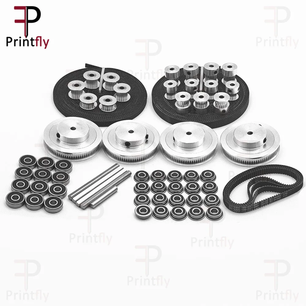 Voron 2.4 Set Motion Onderdelen 2GT Distributieriem 2GT 16T 80T 20T Tand Katrol 188-2GT Shaft Bearing 625 F695 2RS