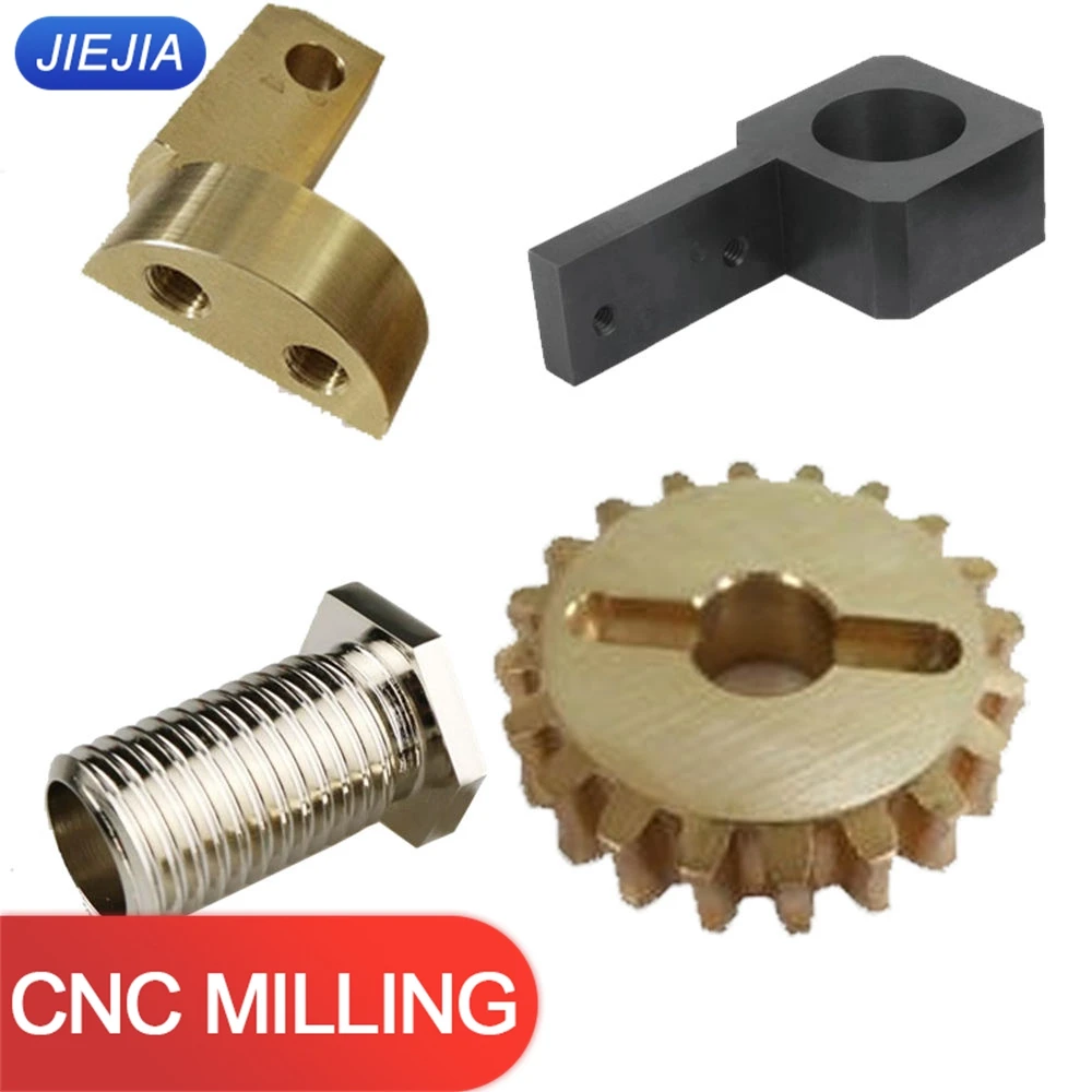 CNC Milling Brass Aluminum Parts Custom Turning Drilling Machining Service 3 Axis