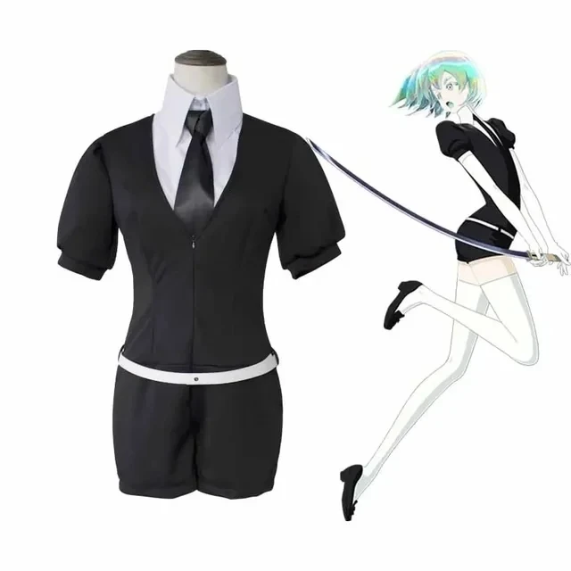 Anime Houseki no Kuni Costume Cosplay Diamond Antarcticite body Land of the lustre tute abiti di alta qualità