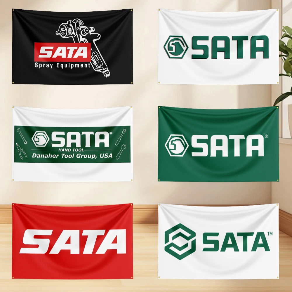 

3x5 Ft S-S-A-T-A Tool Flag Banner Polyester Printed Car Flags Personalized Flag for Room Garage Decor Poster Tapestry