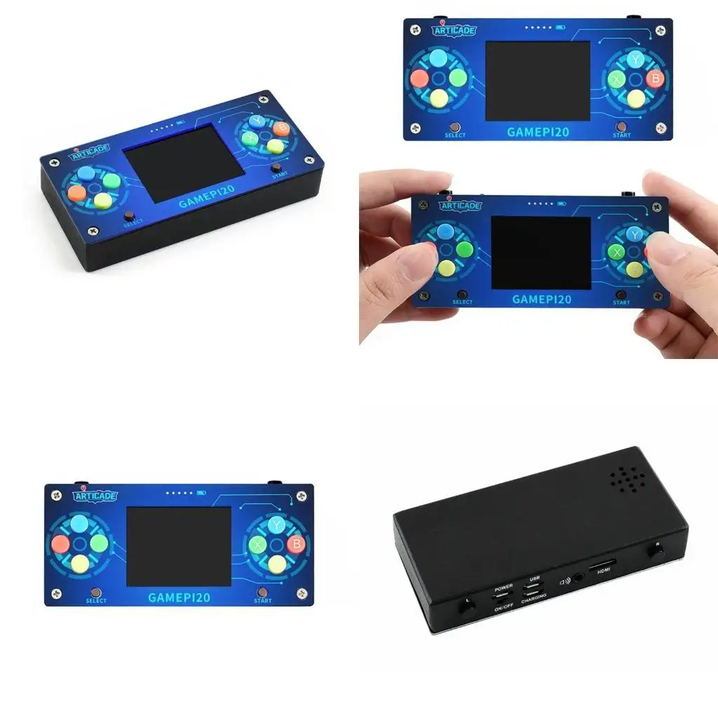 

Набор игровой консоли 652F для WH Gamepi20 Game Player Diy Handheld Game Gaming с на борту схемы зарядки