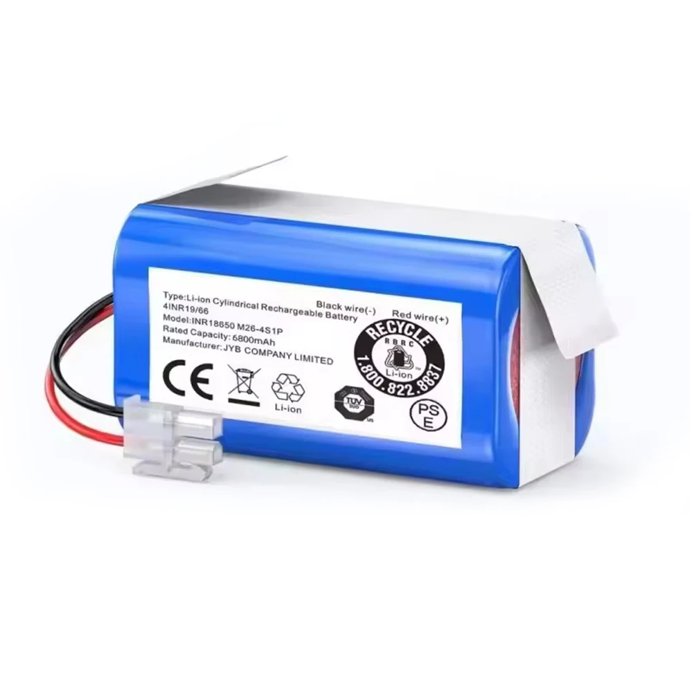 for iLife A4, A4s, A6, A7, A8, A9, V7s Plus,V7s Pro,GT9 V750 V780 V870 Vacuum Cleaners 14.4V 6800mAh Lithium Replacement Battery